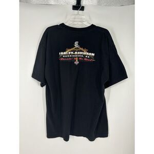 Vintage‎ Y2K 00s Harley Davidson Graphic Biker Fire Flame Burnin Up The Road 2XL